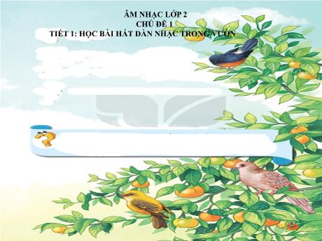 Bài giảng Âm nhạc Lớp 2 - Chủ đề 1 Tiết 1: Học bài hát Dàn nhạc trong vườn - Năm học 2024-2025 - Trần Thị Hà