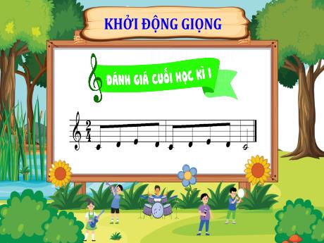 Bài giảng Âm nhạc Lớp 2 - Tiết 18: Đánh giá cuối học kỳ I - Năm học 2023-2024 - Trần Thị Hà