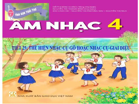 Bài giảng Âm nhạc Lớp 4 - Chủ đề 6 Tiết 25: Thể hiện nhạc cụ gõ hoặc nhạc cụ giai điệu - Năm học 2023-2024 - Trần Thị Hà