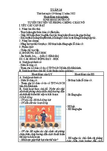 Kế hoạch bài dạy Lớp 3 - Tuần 16 - Năm học 2022-2023 - Trần Thị Vân