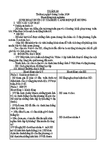 Kế hoạch bài dạy Lớp 3 - Tuần 19 - Năm học 2023-2024 - Trần Thị Vân